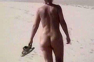 woman on beach