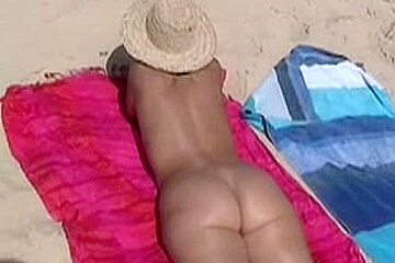 woman on beach