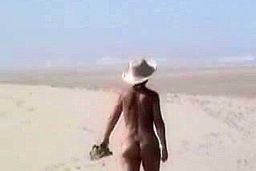 woman on beach