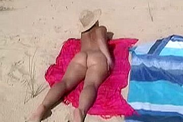 woman on beach