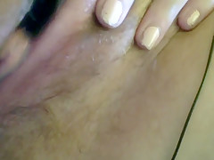 19yo Chubby amateur virgin uses vibrator on clit POV and orgasm 1st video:)