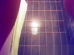 23 yo brunette with huge tits caught by in shower