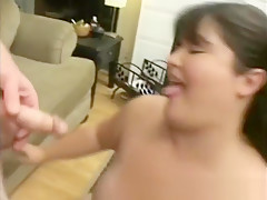 young chubby girl needs hard