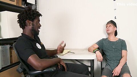 youngperps - hung black security guard fucks a big straight teen 18+